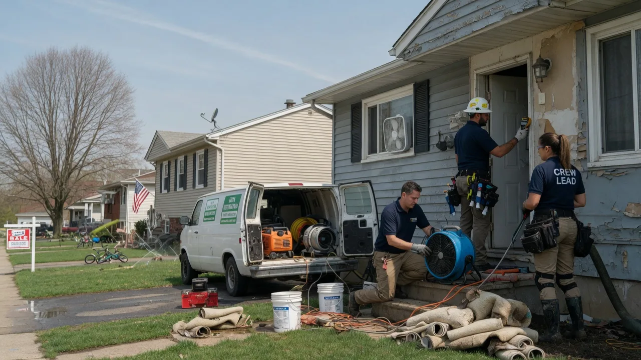 Flood Cleanup in Lincoln, IL near me